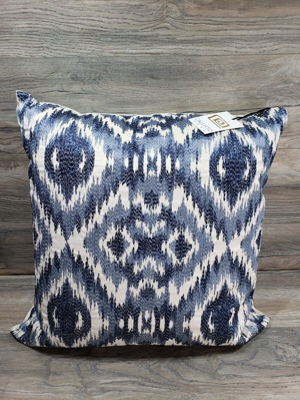 Callisto Home Ikat Feather Filled Decorative Throw Pillow